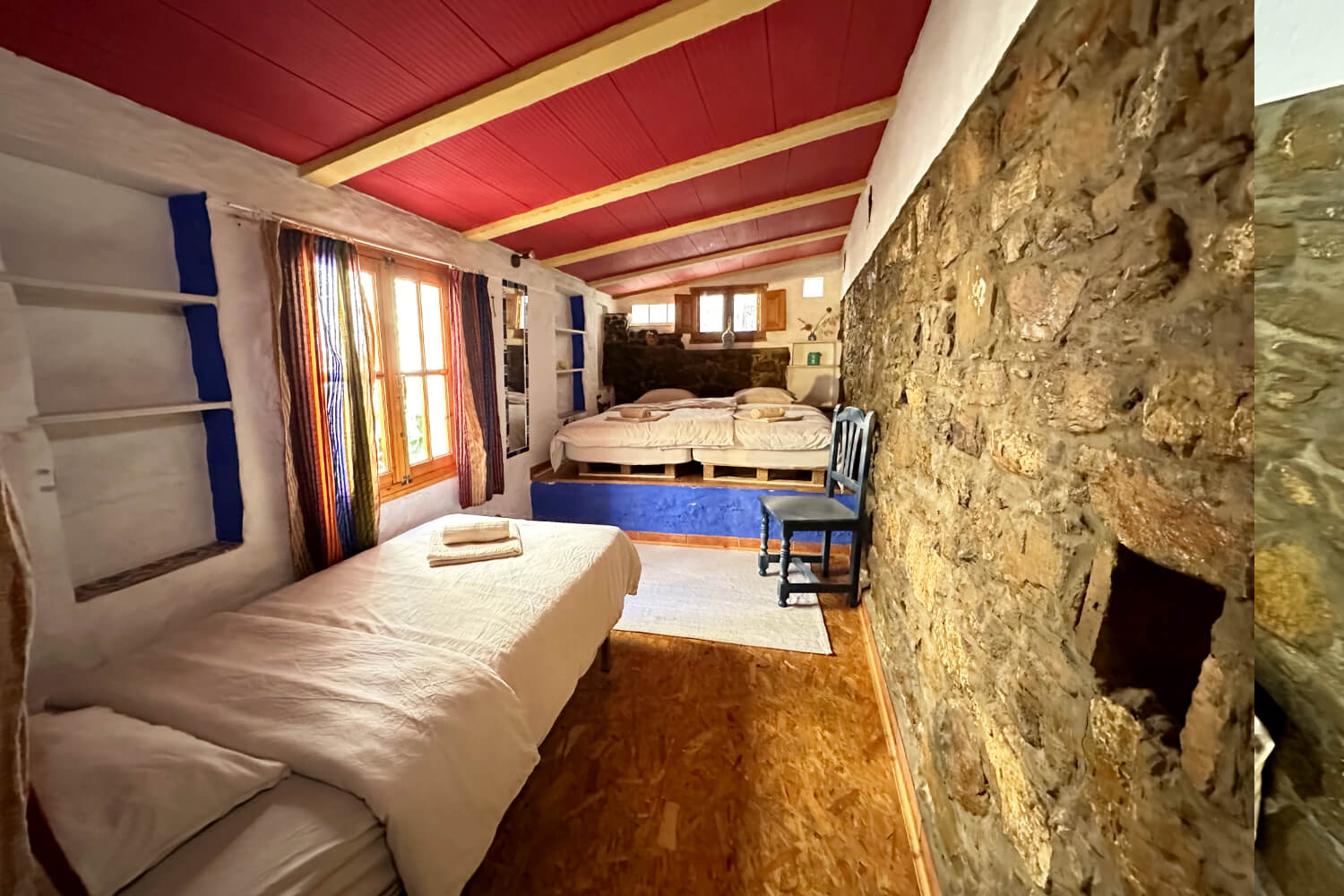 Private Apartment as Double Room - with double bed, private bathroom and own kitchen (+ € 650,- for accommodation & food - per person) - for couples, family & friends